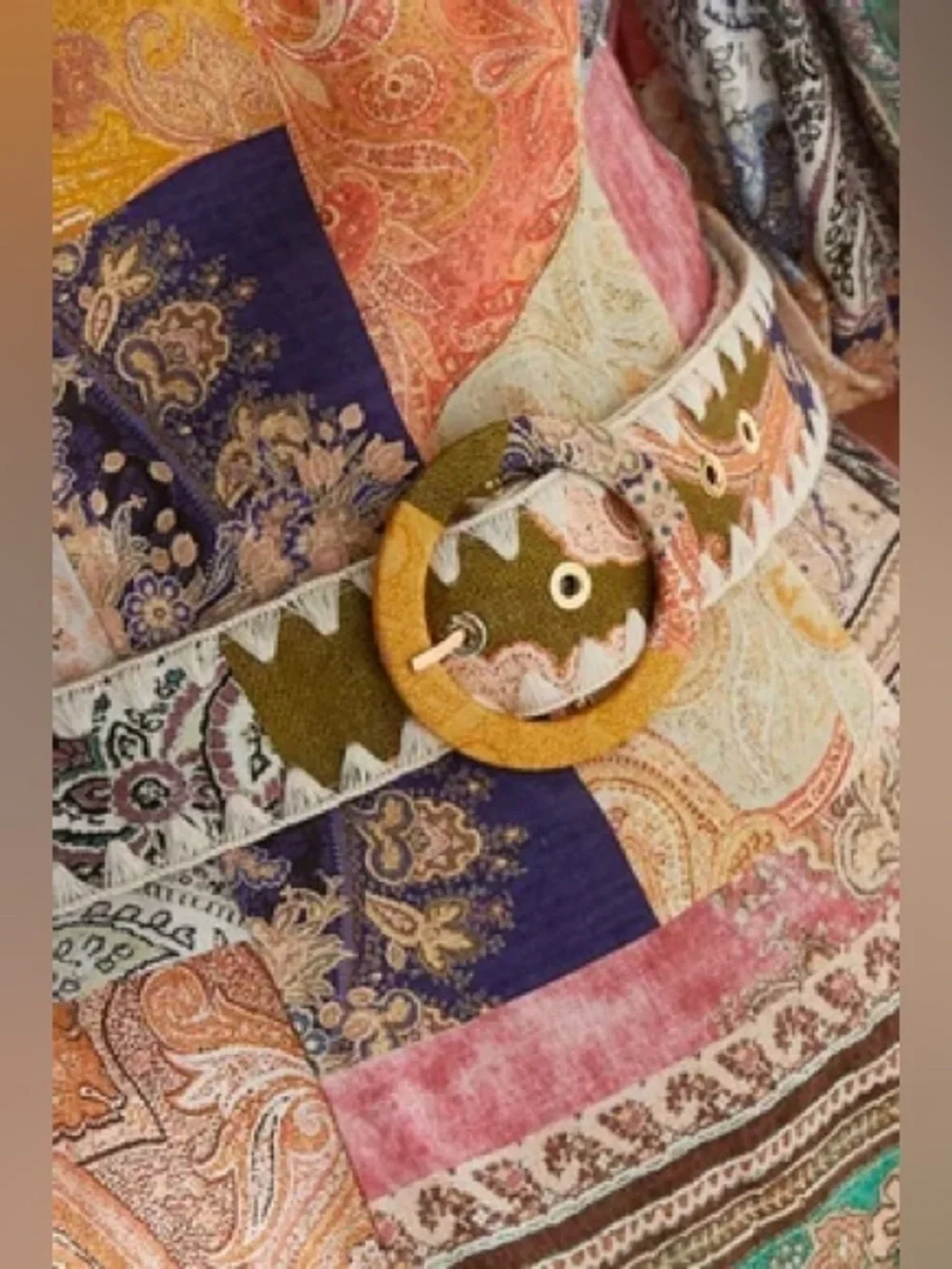 ZIMMERMANN patchwork mini dress ZIM 0 / US 2 Summer Línen‎ Blend